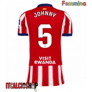 Atletico Madrid Johnny Cardoso #5 Prima Maglia Femmina 2026-27 Manica Corta